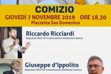 7 Novembre 2019 - Lamezia Terme - Comizio di chiusura campagna elettorale lista M5S